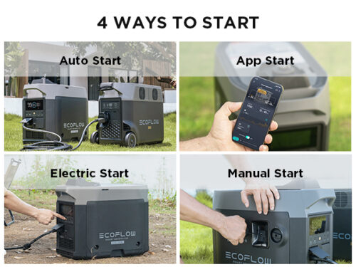 Ecoflow Dual Fuel Generator. Propane or Gas