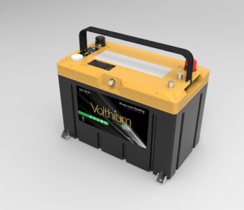 VOLTHIUM PRO SERIES 12V 100AH Lithium Deep Cycle Battery with Starting, Alternator Protection and Self Heating